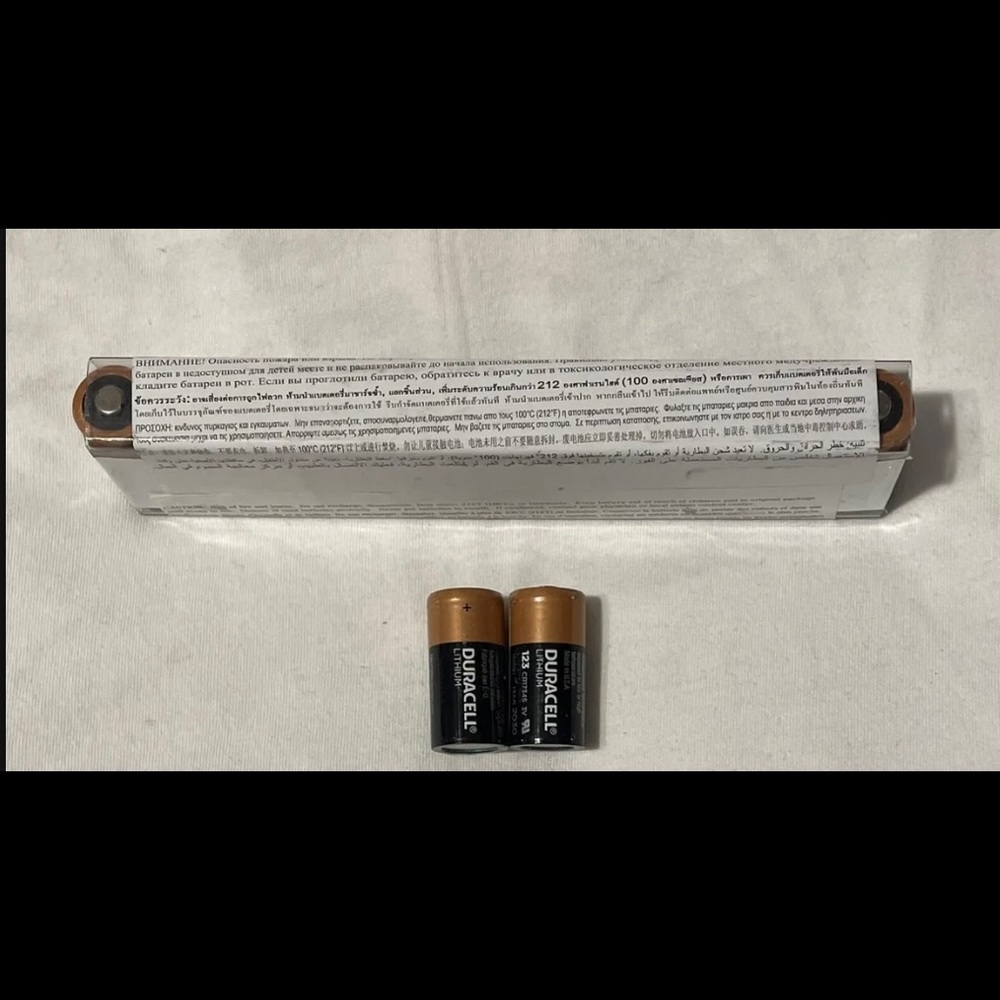 Duracell 123 cr17345 lithium batteries 12 pack
